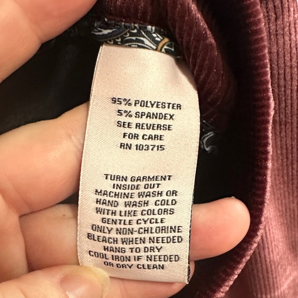 Nanette Lepore Velvet Leggings - Wine - Picture 10 of 12